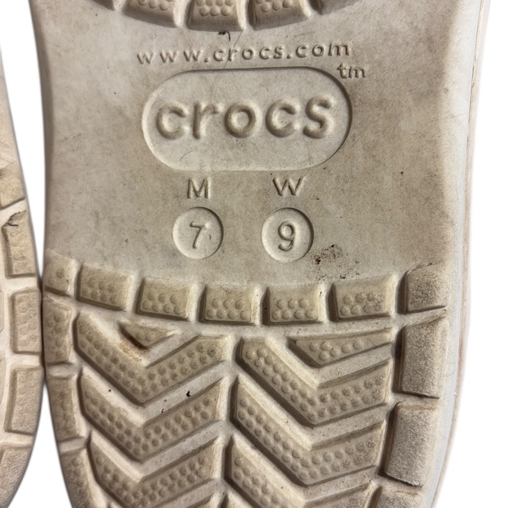CROCS White Platform Classic Mules - Picture 9 of 11